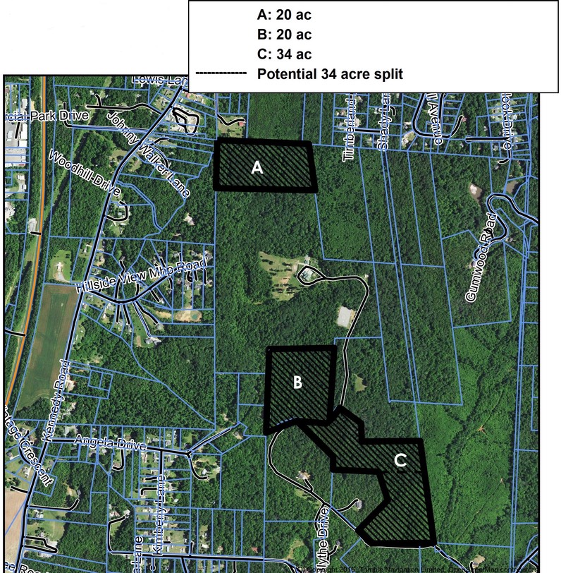 Berky MLS Tract Map